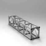 1m 2m Light Aluminum Plate Truss Display Plate Truss Frame Bolt Truss Light Weight for sale