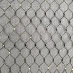 Stainless Steel Wire Rope Net for Anti-Fall Protection - 2.0mm Cable Diameter for sale