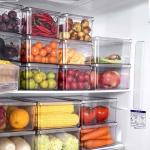 Kitchen Refrigerator Organizer Bins BPA Free Save Space Plastic for sale