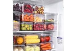 China Kitchen Refrigerator Organizer Bins BPA Free Save Space Plastic supplier
