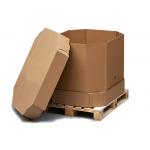 Recyclable Paper Liquid Package IBC Tank Container 220l With Valve for sale