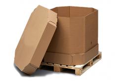 China Recyclable Paper Liquid Package IBC Tank Container 220l With Valve supplier