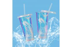 China 24oz PP Plastic Hologram Coffee Cup Support Customization supplier