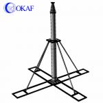 Okaf Mobile Pneumatic Telescopic Mast Pole With Air Pump Aluminium Alloy