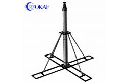 China Okaf Mobile Pneumatic Telescopic Mast Pole With Air Pump Aluminium Alloy supplier