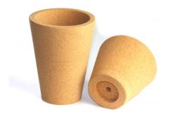 China LFGB Custom Cork Plant Pots Eco Friendly Recycled  Biodegradable supplier