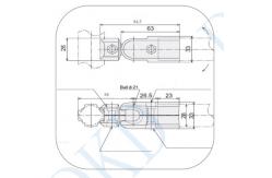 China Lean Pipe Joint Industrial Application Expandable Aluminum Pipe Connector 180 ° External Joint supplier