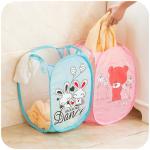 27.5*50cm Foldable Laundry Basket Portable Reusable Pop Up Laundry Bin for sale