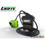 OLED Display IP68 530LUM 25000LUX LED Miners Cap Lamp for sale