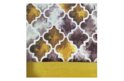 China Upholstery Digital Print Fabric Wrinkle Resistant With Knitted Technics supplier