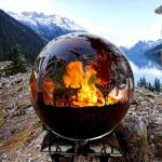 Steel Manual Ignition Rustic Red Fire Pits Or Customized Fire Pits