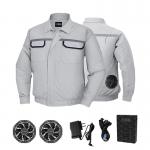 5V Power Bank Long Sleeve Cooling Shirt With Fan Air Conditioning Coat for sale
