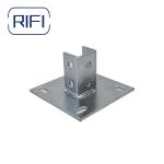 Strut C Channel Electro Galvanized Base Plate Strut Channel Fitting for sale