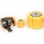KC 5016 Flexible Roller Chain Shaft Coupling Standard Yellow Color for sale