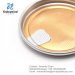 factory Aluminum Food Grade Easy Peel Off End Lid For Metal Milk Powder Canned for sale