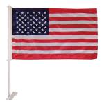 US Screen Printed Car Flag Single Sided Or Double Sided Screen Digital Printing for sale