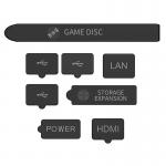 Cheapest Game Host Dustproof Cover For Xbox Series X Gaming Console Dustproof Net Rack Game Accessories for sale