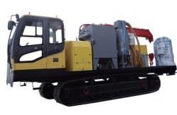 China Industrial Eco Friendly Crawler Sandblasting Tractor Automatic Operation supplier