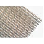 Antique Plated Flat Wire Mesh for Cabinet , Bronze Paint Decorative Mesh for Glass for sale
