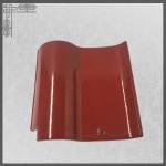 Red Ceramic Chinese Glazed Roof Tile Double Roman S Type Modern for sale