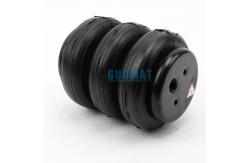China Airsustech 3B2400 Air Spring Shocks Rubber Triple Convoluted With Air Inlet 1/2NPT supplier