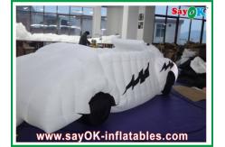 China Customized Advertising Events Lenghth 3m Inflatable Car 2 Head Led Bulbs supplier