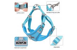 China Pet Reflective Adjustable Harness Dog Breathable Mesh Harness And Leash Set supplier