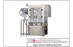 China Tracking Plastic Caps Closure Sealing Machine Bottle Neck Take Cap System supplier