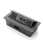 Power And Netphone Integrated Desk Mounted Power Sockets For Conference for sale