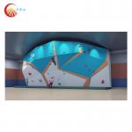 Amusement Park Overhang Climbing Wall Boulder Indoor Rock Climbing For Adults for sale