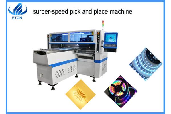 250000CPH 68 Heads SMT Pick Place Machine With Led Flexible Strip