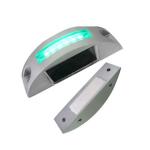 120*30mm Semi-round Solar Powered LED Road Stud for Traffic Center Road Side Warning for sale