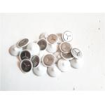 Stainless Steel Self Locking Washer With White Plastic Cap For Fixing 12Ga Pin for sale