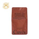 Matte Finish 16oz Coffee Packaging Bags Flat Bottom Pouch With Zipper for sale