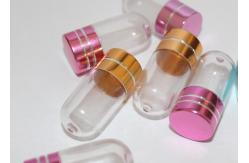 China 16mm 2g Mini Pill Bottles Cylindrical Shape Aluminium Cap supplier