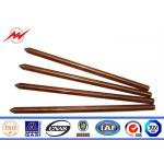 High Precision Pure Copper Weld Steel Ground Rod Well Agglutination