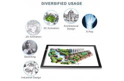 China Ultra Slim Led Tracing Light Pad A4 Illuminated Drawing Light Box Board supplier