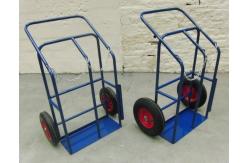 China Metal Fab Oxygen Acetylene Cart 2 Wheel Propane Tank Dolly supplier