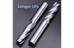 China Square End Coated HSS End Mill  4 Flute 1/4 Inch Diameter supplier