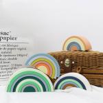 Customized Soft Silicone Toys Rainbow Stacking For Baby Educational for sale