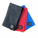 Hanging Loop Included Golf Microfiber Towel For Golf Course for sale