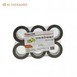 Custom Printed Shipping Box OPP Tape Self Adhesive Transparent Invisible Duct Bopp Clear Package Tape Jumbo Roll for sale