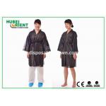Breathable Soft Nonwoven Polypropylene Disposable Bathrobe for Spa Sauna for sale
