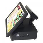 Cash Register Touch Screen POS Terminal System For Bar , Pub , Nightclub with simple customer display for sale