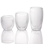 Personalised Insulated Double Wall Glass Espresso Cups 250ml for sale