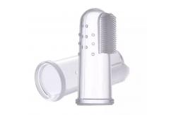 China Reusable Soft Finger PP Toothbrush Baby Feeding Silicone supplier