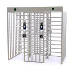 Motorized Anti Crawling Full Height Turnstile 316 Stainless Steel Anti Pass Back for sale