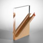 OLEG Exterior Interior Acrylic Sheet Cut UV Print Bent Laser Cut for sale