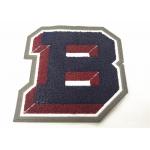 Camouflage Letter Chenille Towel Patches Sew - On Backing 4.5 Tall