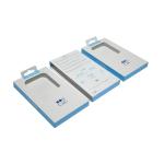 Custom Paperboard Box Set With Paper Tray And Windows Steel Film Cell Screen Protector for sale